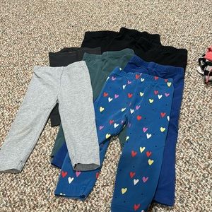 8 Hanna Andersson leggings. $7 each